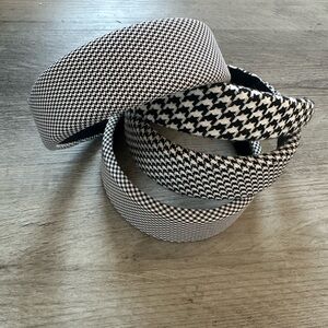 Black and White Houndstooth Headband Bundle